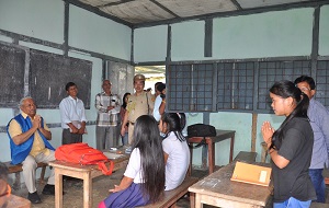 The Governor of Arunachal Pradesh Shri P.B. Acharya visit to Government Middle School, Puchigeko, Upper Subansiri District on 29th June 2017. 